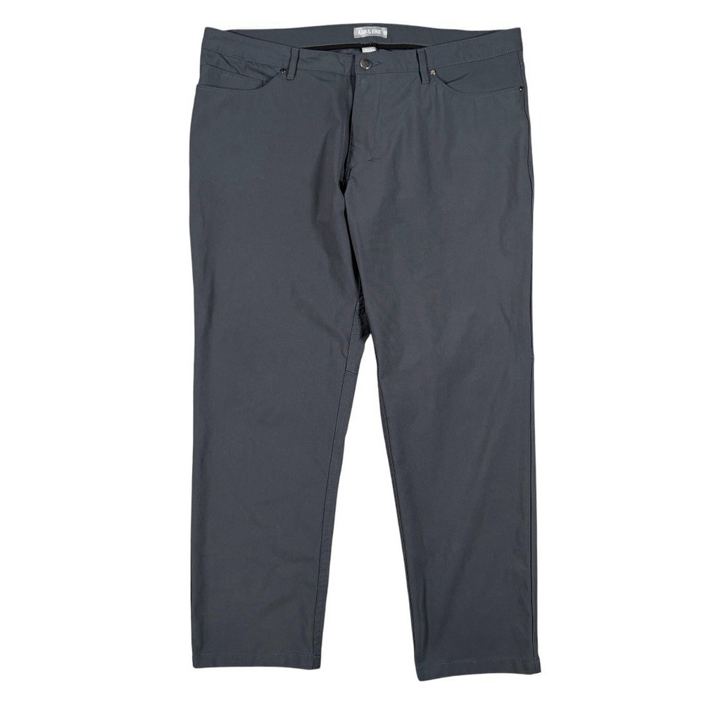 Ash & Erie Men's Hybrid XYZ Pants 35(36)x27 Gray Straight Leg Golf EUC